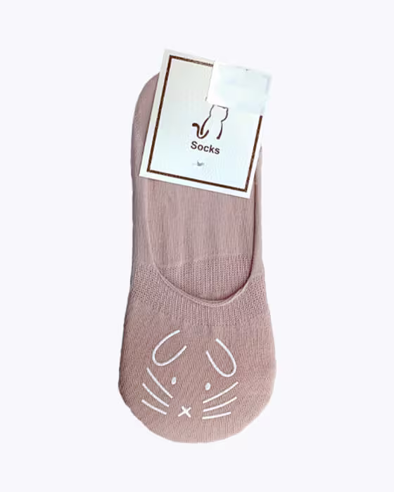 جوراب مچی زنانه طرح گربه